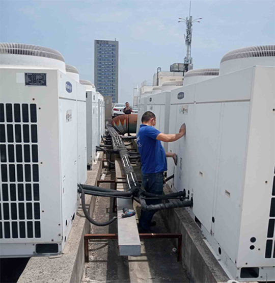 路北中央空调制热和不制冷系统维修方法